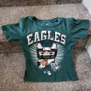 Eagles NFL toddler 3T/3 short sleeve shirt, green
